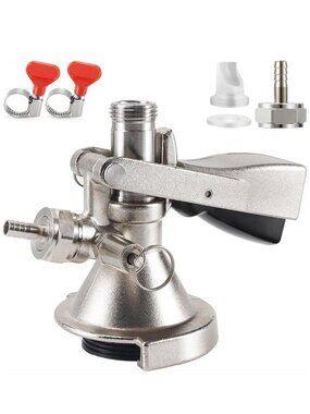 A type Keg Coupler German Slider A System Keg Coupler Stainless Steel Probe B...